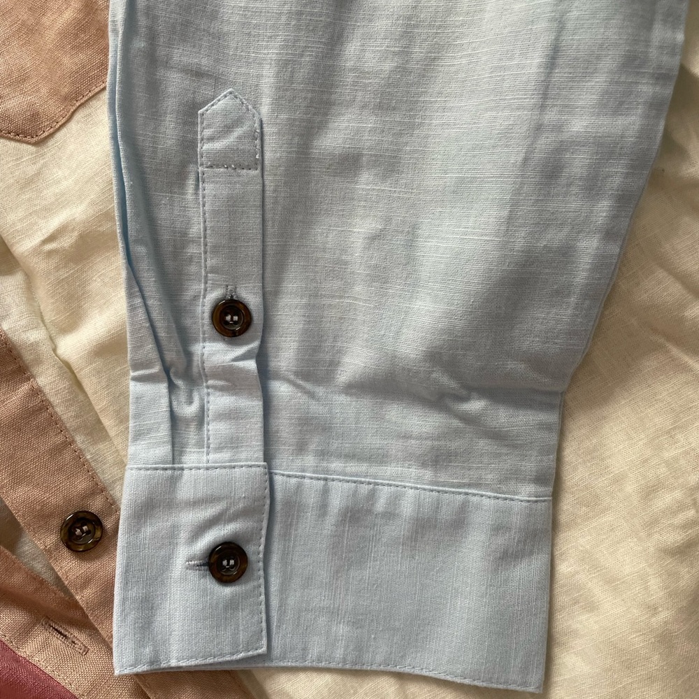 The Good Alma Color Block Button Down - image 3